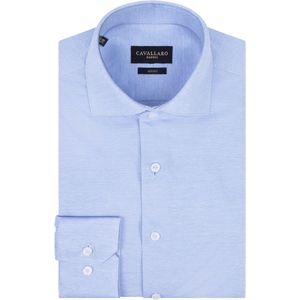 Cavallaro Napoli - Lichtblauw - Slim Fit Overhemd