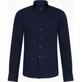 Cavallaro - Napoli - Overhemd - Donkerblauw - Slim Fit