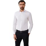 Cavallaro - Napoli - Overhemd - Wit - Slim Fit - Twill
