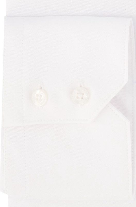 Cavallaro - Napoli - Overhemd - Wit - Slim Fit - Twill