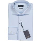 Cavallaro Napoli - Slim Fit Overhemd - Lichtblauw - Twill