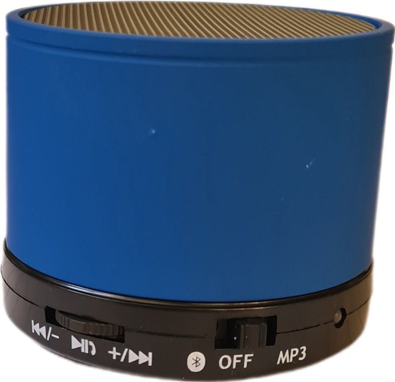 Bluetooth-luidspreker Round bass, royal blauw