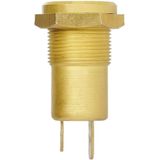 Pro Plus Inbouwdoos - DIN - 12 Volt - Messing - Ø 18 mm