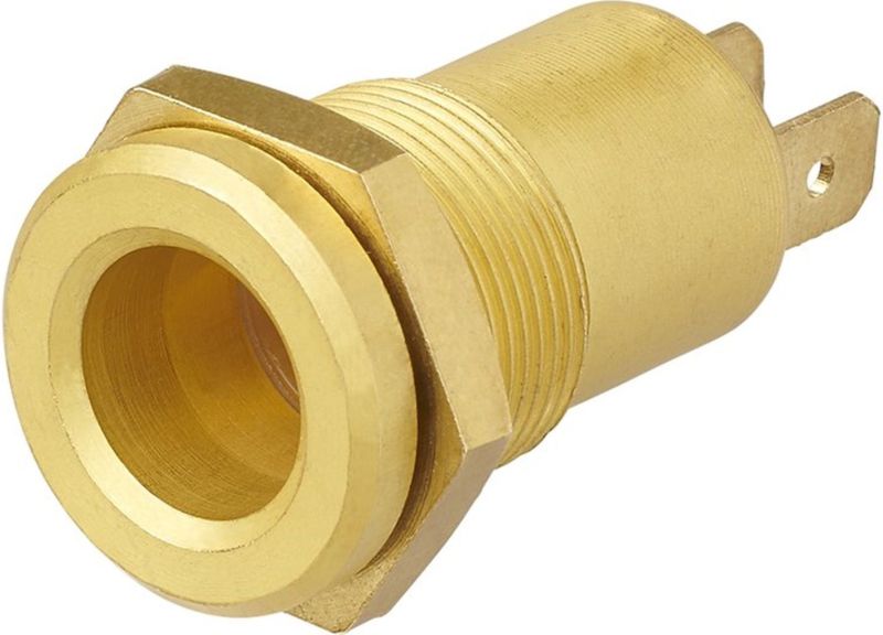 Pro Plus Inbouwdoos - DIN - 12 Volt - Messing - Ø 18 mm