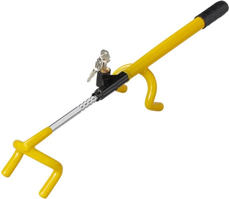 ProPlus - Stuurslot - Geel - Universeel - Verstelbaar