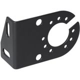 Pro Plus Stekkerdooshouder - Metaal - Gehoekt - 8 X 5 cm - Zwart