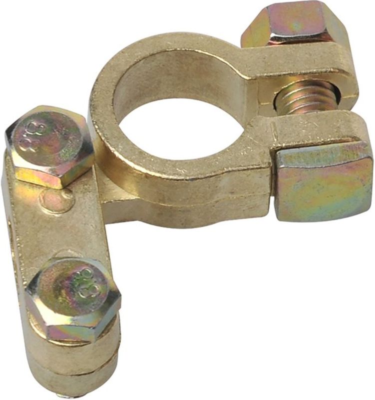 ProPlus - Accupoolklem - Messing en Staal - Binnendiameter 16-17 mm