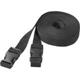ProPlus Spanband verlengstuk - 3 meter - set van 2 - zwart - voor caravan- en camperdakhoes