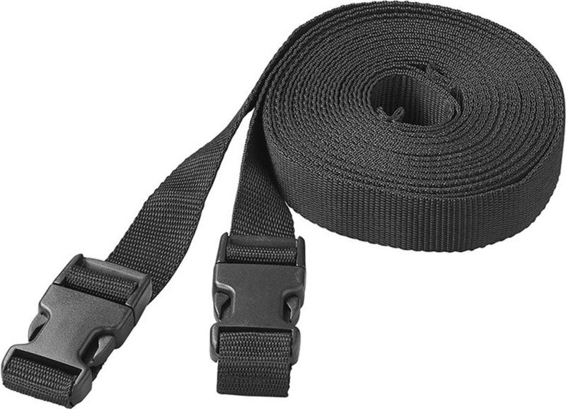 ProPlus Spanband verlengstuk - 3 meter - set van 2 - zwart - voor caravan- en camperdakhoes
