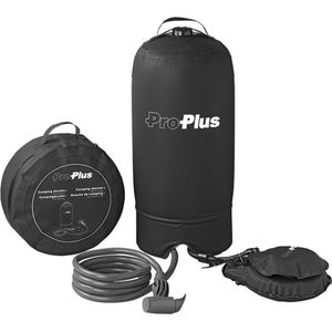 ProPlus Camping Douche - 11 Liter - Kampeerdouche - Draagbare Douche - Campingdouche - Buitendouche - Voetpomp - Inclusief Draagas