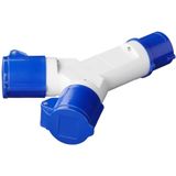 ProPlus - 2-weg Splitter - Spatbestendig - 16A - IP44 - 230V - 3-polig