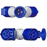 ProPlus - 2-weg Splitter - Spatbestendig - 16A - IP44 - 230V - 3-polig