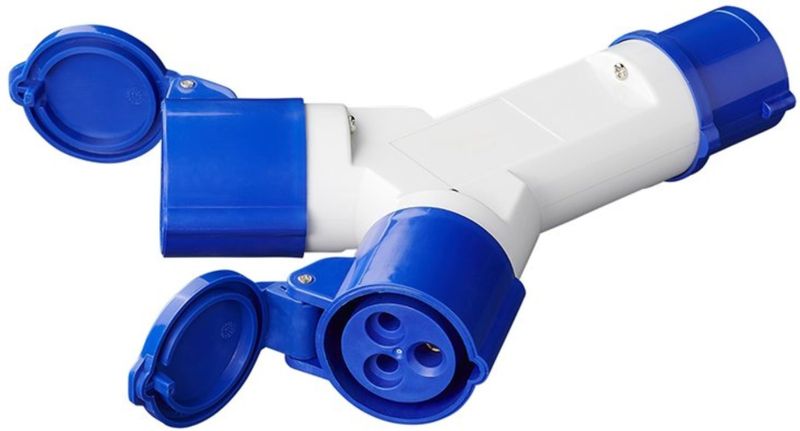 ProPlus - 2-weg Splitter - Spatbestendig - 16A - IP44 - 230V - 3-polig