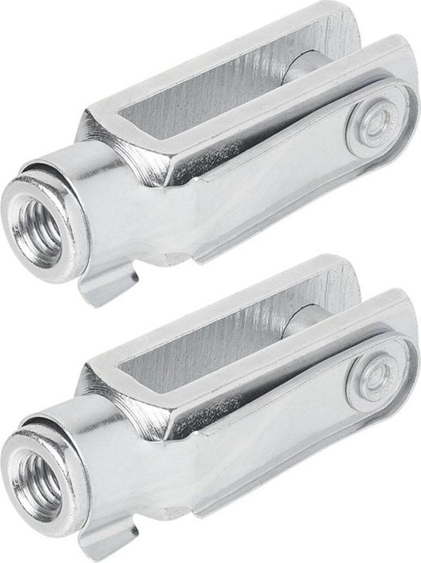 ProPlus - Gaffel M8 - Verzinkt Staal - 58 mm - 2 Stuks