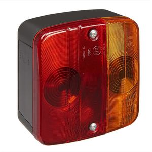 Pro Plus Achterlicht Aanhangwagen - Caravan - 4 Functies - 98 x 104 mm - Exclusief Gloeilampjes