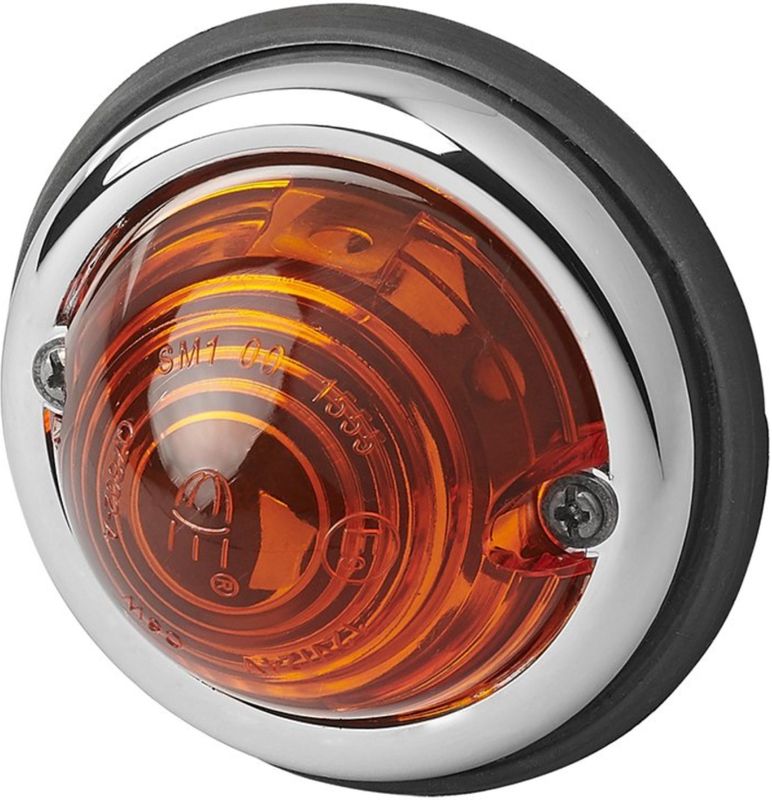 Pro Plus Markeringslamp - Zijlamp - Contourverlichting - Oranje - Ø 70 mm - blister