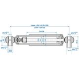 Pro Plus Schokdemper - 900 kilo - h.o.h. 250 t/m 380 mm - 2 Stuks
