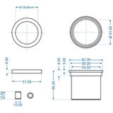 Pro Plus Glijlager voor Oplooprem - Knott KF27A, KF30C, KRV30B en KRV30A/B - Kunststof - blister