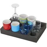 ProPlus - Bekerhouder - Zacht Foam - Voor 12 Glazen of Bekers