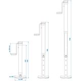 Pro Plus SH64/7000 Steunpoot: Maximale Belastbaarheid van 3500 kg!