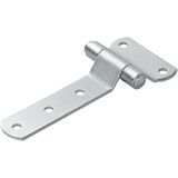 ProPlus - Vlinderscharnier - Staal - Verzinkt - 143 x 61 mm - Blisterverpakking