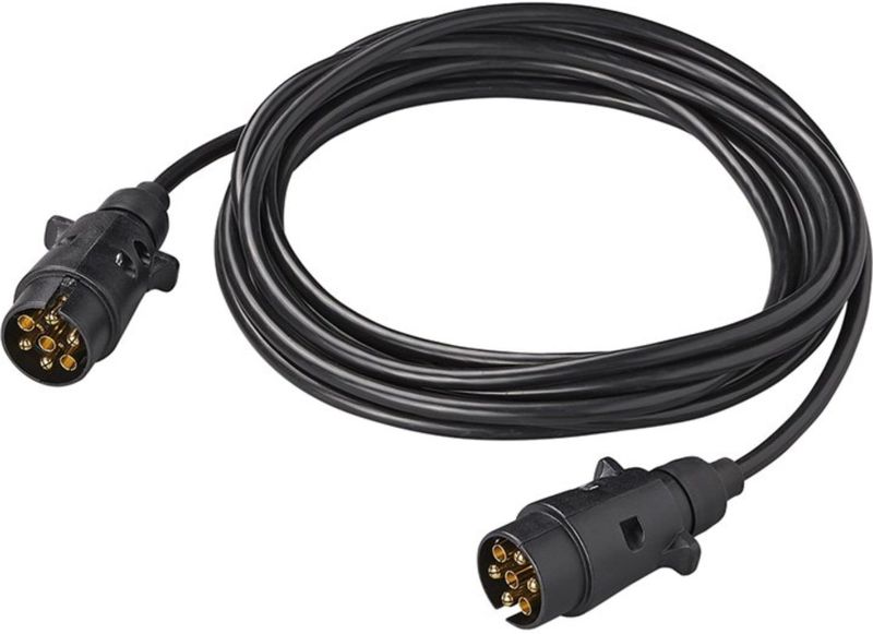 Pro Plus Verlengkabel - 5 meter met 2 x 7 Polige Stekker - PVC