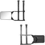 ProPlus Verstelbare caravanspiegel - universeel - zwart - links en rechts