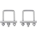 Pro Plus U-beugel voor Neuswielklem - Vierkant 60 mm - 2 stuks