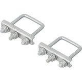 Pro Plus U-beugel voor Neuswielklem - Vierkant 60 mm - 2 stuks