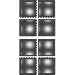 Pro Plus Tenttapijttegels - EVA Schuim - 60 x 60 x 1.1 cm - Zwart - 8 stuks