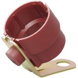 Pro Plus Stekkerhouder - Geschikt voor 7 en 13-polige stekkers - Kunststof - 76 x 60 x 48.5 mm - Rood