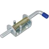 Pro Plus Veergrendel Ø 12 mm met Veer - Lengte 17 cm - Staal - Luxe