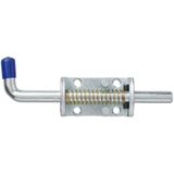 Pro Plus Veergrendel Ø 12 mm met Veer - Lengte 17 cm - Staal - Luxe