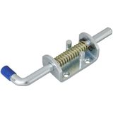 Pro Plus Veergrendel Ø 12 mm met Veer - Lengte 17 cm - Staal - Luxe