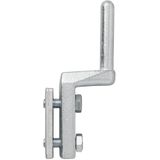 Pro Plus Bordscharnier Ø 11 mm - 123 x 57 x 24 mm - Verzinkt