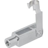 ProPlus - Gaffel voor Gasveer - Verzinkt Staal - M12 Schroefdraad - 85 x 23 mm