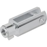 ProPlus - Gaffel voor Gasveer - Verzinkt Staal - M12 Schroefdraad - 85 x 23 mm