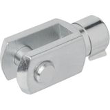 ProPlus - Gaffel voor Gasveer - Verzinkt Staal - M16 Schroefdraad - 83 x 31 mm