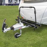 Crius fietsendrager voor caravan dissel - Geschikt voor twee fietsen - Aluminium - Zwart