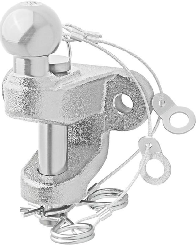 Pro Plus Trekhaakkogel Gecombineerde Tweevoudige Uitvoering - D17.2/S200 - Zilver