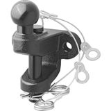 Pro Plus Trekhaakkogel Gecombineerde Tweevoudige Uitvoering - D17.2/S200 - Zwart