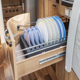 ProPlus - Bordenhouder - Zacht Foam - Zwart - Voor 10 Borden