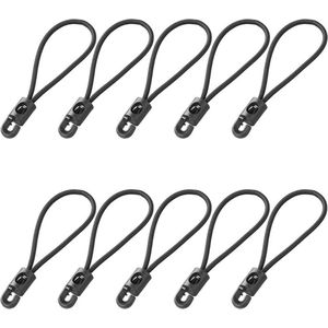 Pro Plus Elastische Lus - Kunststof Haak - Ø 22 x 200 mm - 10 Stuks