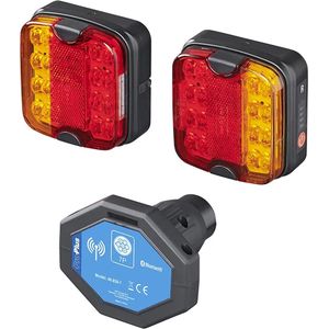 Pro Plus Draadloos LED Aanhangerverlichting Uitgerust met Magneten en 7-Polige Stekker