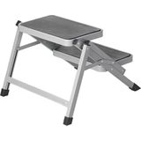 Pro Plus Opstapje - 2 Treden - Vouwbaar - Metaal