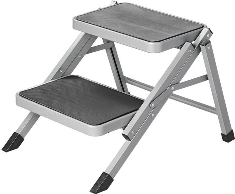 Pro Plus Opstapje - 2 Treden - Vouwbaar - Metaal