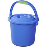 Pro Plus Emmer met Deksel - 5 liter - Blauw