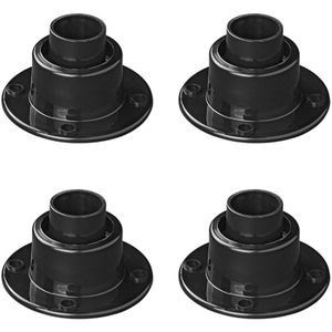 ProPlus Roteerbare voeten voor tafelpoten en opstapjes - Ø 20 mm - Set van 4 stuks