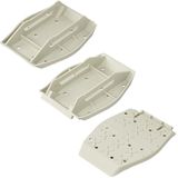 ProPlus Stabilisatievoeten met veer - 27,5 x 20,5 cm - set van 4 - zware kunststof en staal - max. 1500 kg