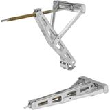 Pro Plus Caravanhoeksteun - Standaard - 750 kilo - 567 x 280 x 495 mm